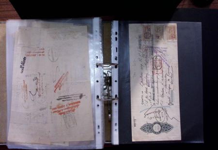 1748-1985, FISCAUX : importante collection de timbres