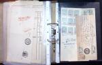 1748-1985, FISCAUX : importante collection de timbres