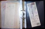 1748-1985, FISCAUX : importante collection de timbres