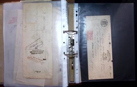 1748-1985, FISCAUX : importante collection de timbres