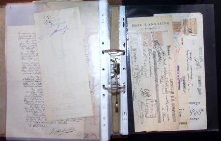 1748-1985, FISCAUX : importante collection de timbres