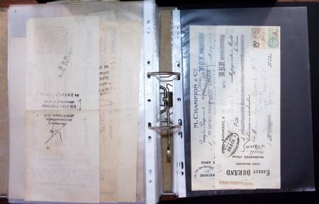 1748-1985, FISCAUX : importante collection de timbres