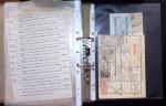 1748-1985, FISCAUX : importante collection de timbres