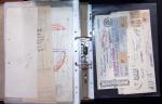 1748-1985, FISCAUX : importante collection de timbres