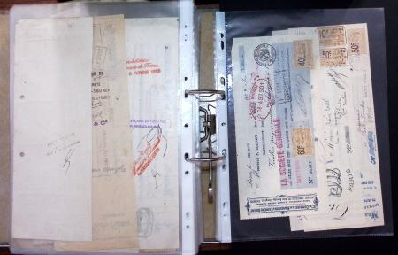 1748-1985, FISCAUX : importante collection de timbres