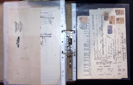 1748-1985, FISCAUX : importante collection de timbres
