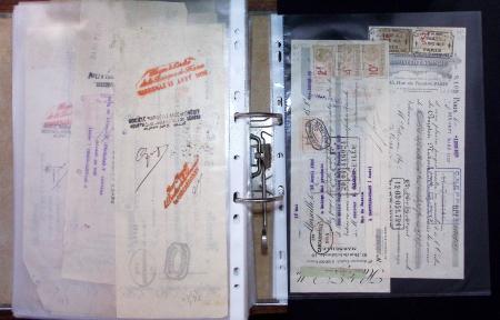 1748-1985, FISCAUX : importante collection de timbres