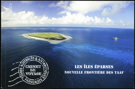 Carnet de voyage Iles Eparses n° C535a, non dentelé. Distribué lors du colloque du Sénat en 2009 et non vendu dans le public, n°333 (tirage 500)