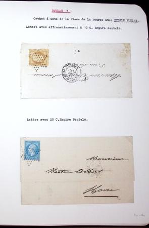 1830-1920, Collection de lettres avec principalement