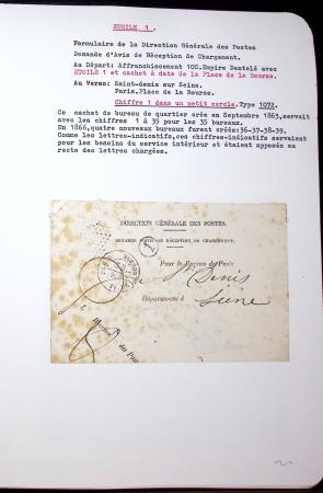 1830-1920, Collection de lettres avec principalement