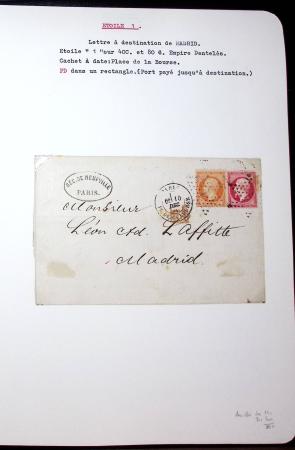1830-1920, Collection de lettres avec principalement