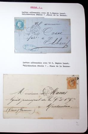 1830-1920, Collection de lettres avec principalement