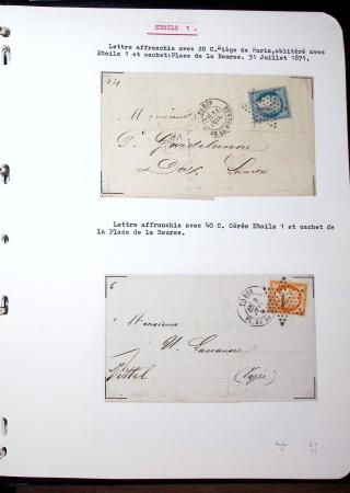 1830-1920, Collection de lettres avec principalement