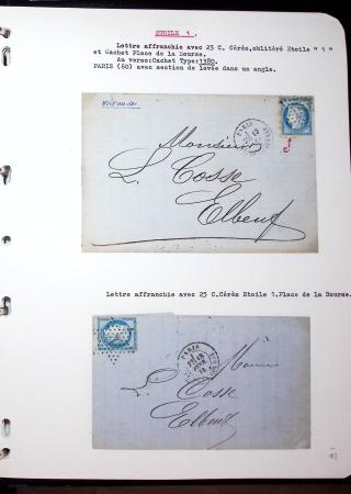1830-1920, Collection de lettres avec principalement