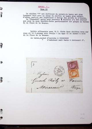1830-1920, Collection de lettres avec principalement
