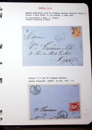 1830-1920, Collection de lettres avec principalement