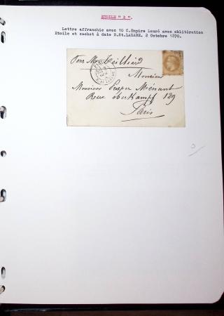 1830-1920, Collection de lettres avec principalement