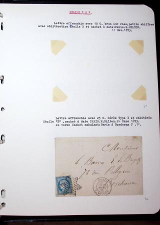 1830-1920, Collection de lettres avec principalement