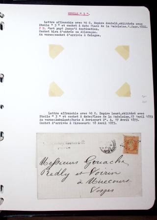 1830-1920, Collection de lettres avec principalement