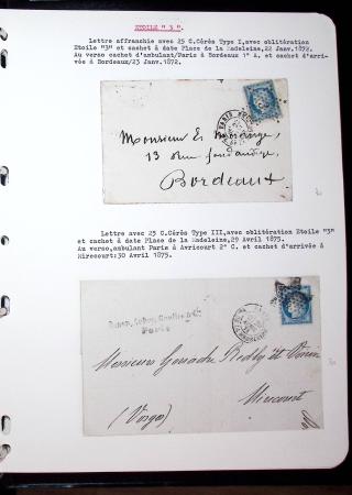 1830-1920, Collection de lettres avec principalement