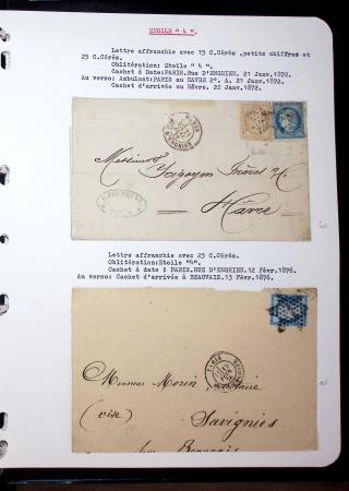1830-1920, Collection de lettres avec principalement