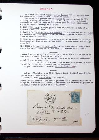 1830-1920, Collection de lettres avec principalement