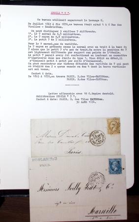 1830-1920, Collection de lettres avec principalement