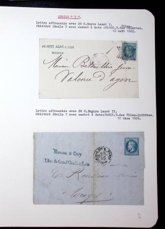 1830-1920, Collection de lettres avec principalement