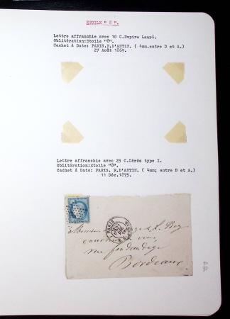 1830-1920, Collection de lettres avec principalement