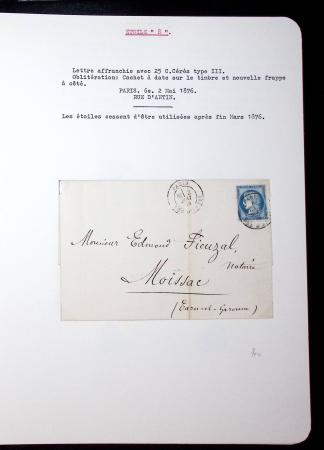 1830-1920, Collection de lettres avec principalement