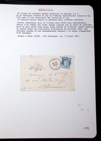 1830-1920, Collection de lettres avec principalement