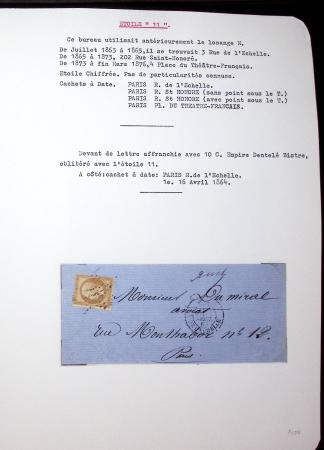 1830-1920, Collection de lettres avec principalement