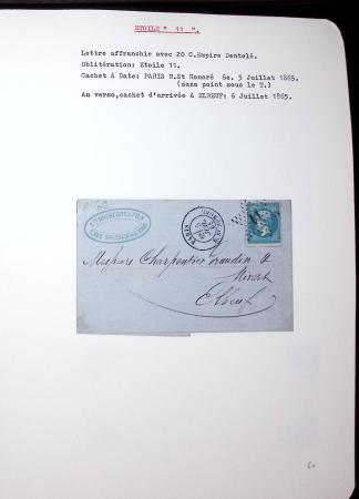 1830-1920, Collection de lettres avec principalement