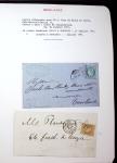 1830-1920, Collection de lettres avec principalement
