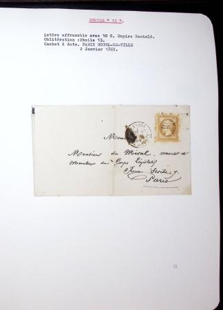 1830-1920, Collection de lettres avec principalement