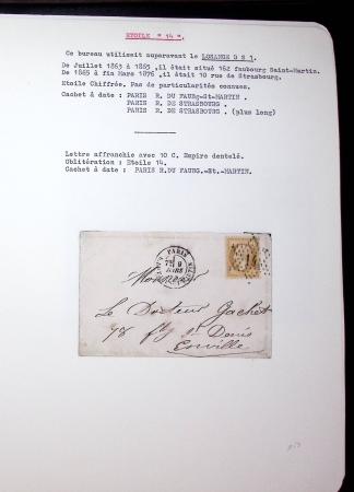 1830-1920, Collection de lettres avec principalement
