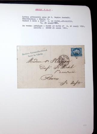1830-1920, Collection de lettres avec principalement