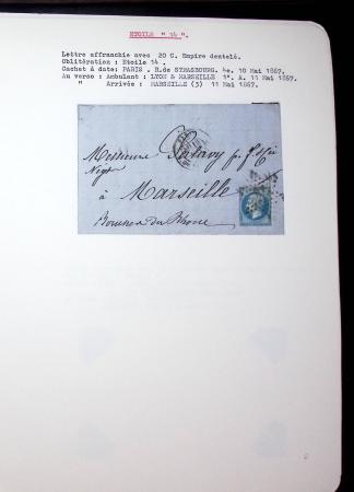1830-1920, Collection de lettres avec principalement