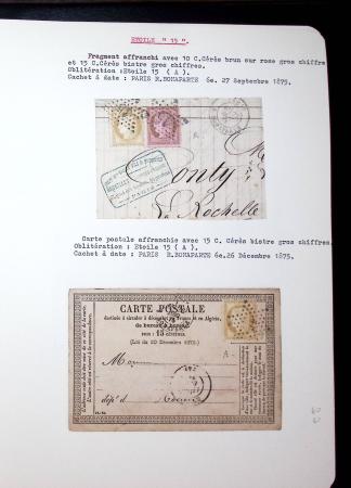 1830-1920, Collection de lettres avec principalement