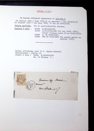 1830-1920, Collection de lettres avec principalement