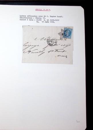 1830-1920, Collection de lettres avec principalement