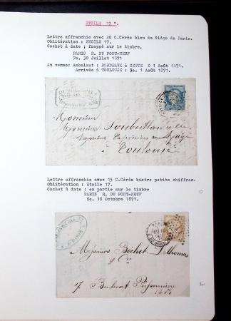 1830-1920, Collection de lettres avec principalement