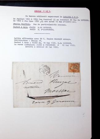 1830-1920, Collection de lettres avec principalement
