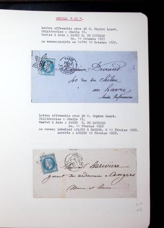 1830-1920, Collection de lettres avec principalement