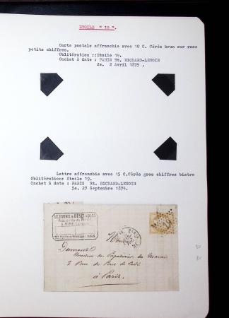 1830-1920, Collection de lettres avec principalement