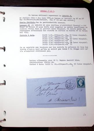 1830-1920, Collection de lettres avec principalement