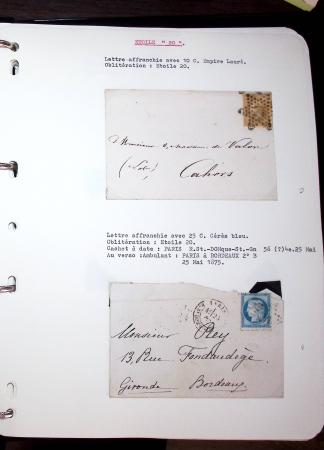 1830-1920, Collection de lettres avec principalement