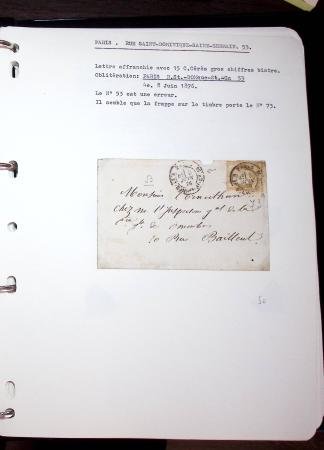 1830-1920, Collection de lettres avec principalement