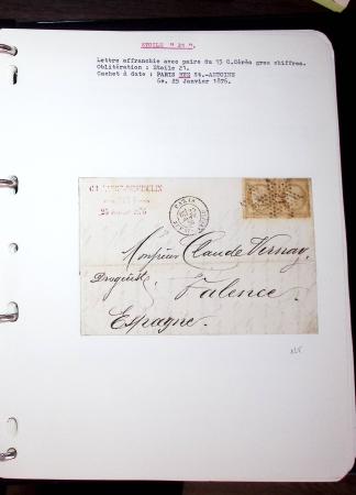 1830-1920, Collection de lettres avec principalement