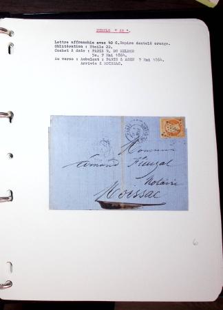 1830-1920, Collection de lettres avec principalement